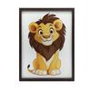 Plakat Uśmiechnięty Lew Plakat Uśmiechnięty Lew, 30X40 Cm, Bez Ramy, Płótno Premium Na Blejtramie