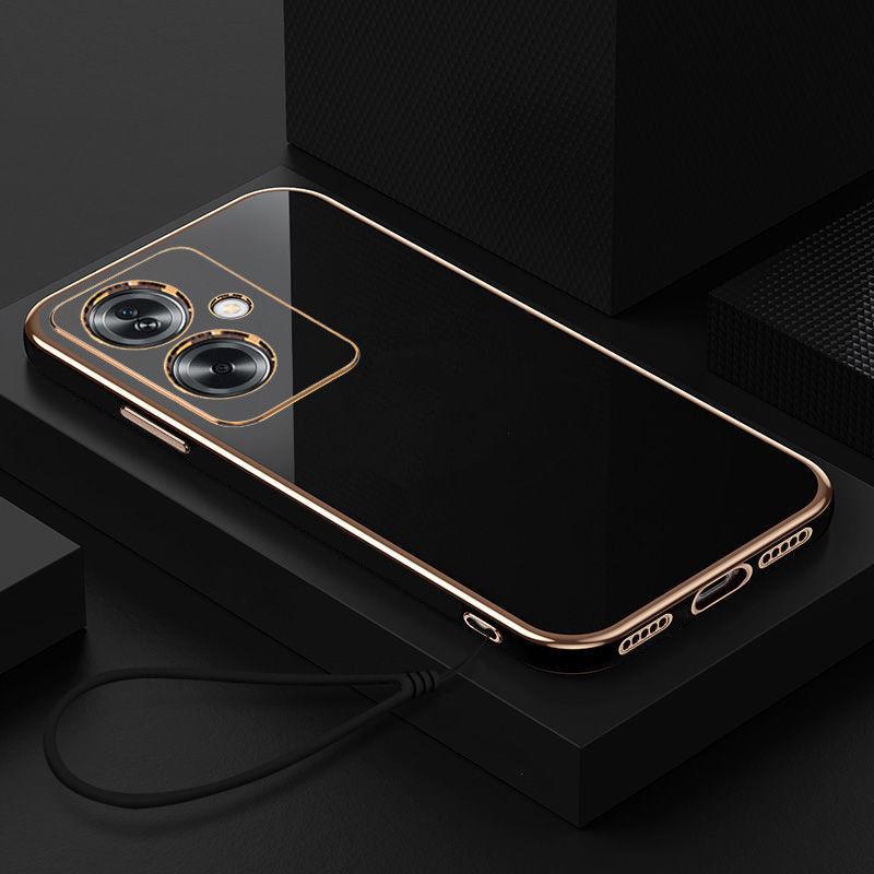 Para OPPO A79 Funda OPPO A79 Funda OPPO CPH2553 Funda para teléfono OPPO A79 A79 5G Lujosa carcasa trasera a prueba de golpes con revestimiento cuadrado