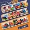 Big Wooden Animal Blocks Sensory Kids Montessori Toys Shape Matching Balance Stacking Games Fine Motor Thinking Educational Toys