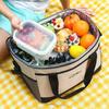 Oxford Cloth Insulated Picnic Bag - Large Capacity, Waterproof, Cold Preservation for Outdoor Camping