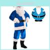 Costume da Babbo Natale Unisex Versatile Sette Pezzi Per Adulti