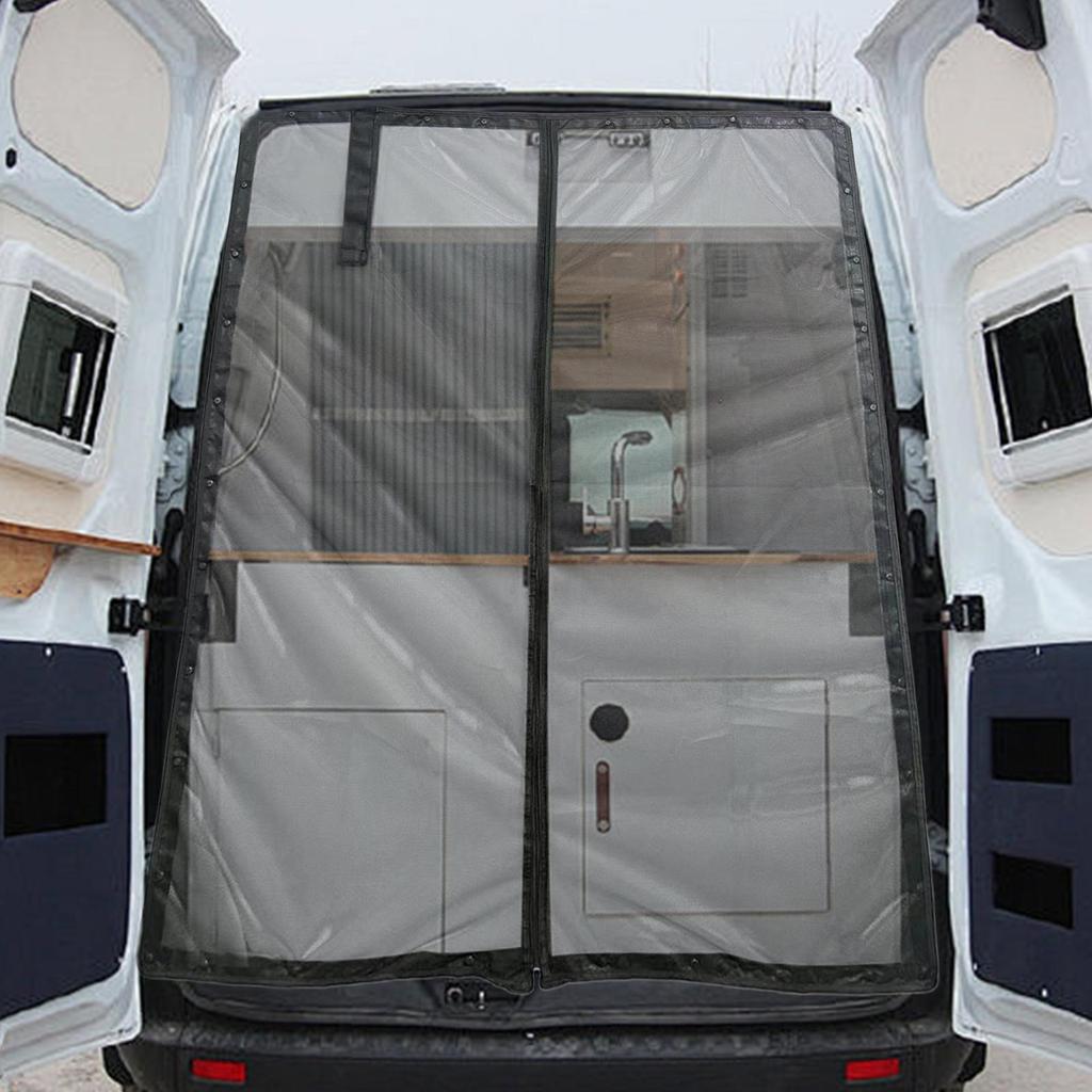 RV Screen Door Replacement Magnetic Fly-Proof UV-Resistant RV Side Door Fly Protection Net For Camping Outdoor Adventure Road