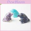 Crystal Resin Miniature Office Decor With Obsidian And Rose Quartz For Home And Desk Display