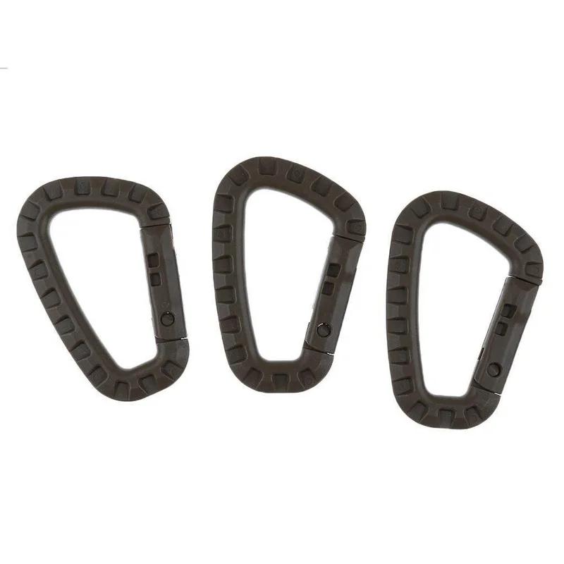 Outdoor Mountaineering Tactics Hanging Buckle Plastic Mountaineering Buckle Nylon Mountaineering Bag Hanging Key D Buckle