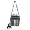 Pánská malá taška s potiskem písmen, taška přes rameno, dámská sportovní crossbody taška