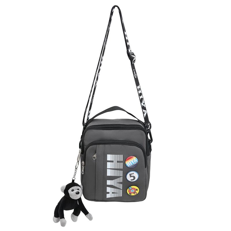 Pánská malá taška s potiskem písmen, taška přes rameno, dámská sportovní crossbody taška