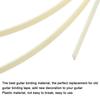Uxcell Binding Purfling Strips Plastic Guitar Binding Edge Trim for Acoustic Classical Guitar Parts Accessories Beige 1pc 1650x6.5x1mm