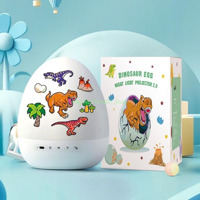 24TE 21 Slides Music Box Rechargeable Kid night Light 360 Rotating Lamp