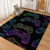 Colorful Game Controllers Patterned Rug Absorbent Nonslip Carpet For Bedroom Kitchen Bathroom Home Decor Halloween Gift