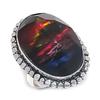 Ammolite Gemstone 925 Sterling Silver Jewelry Ring Size 6.5