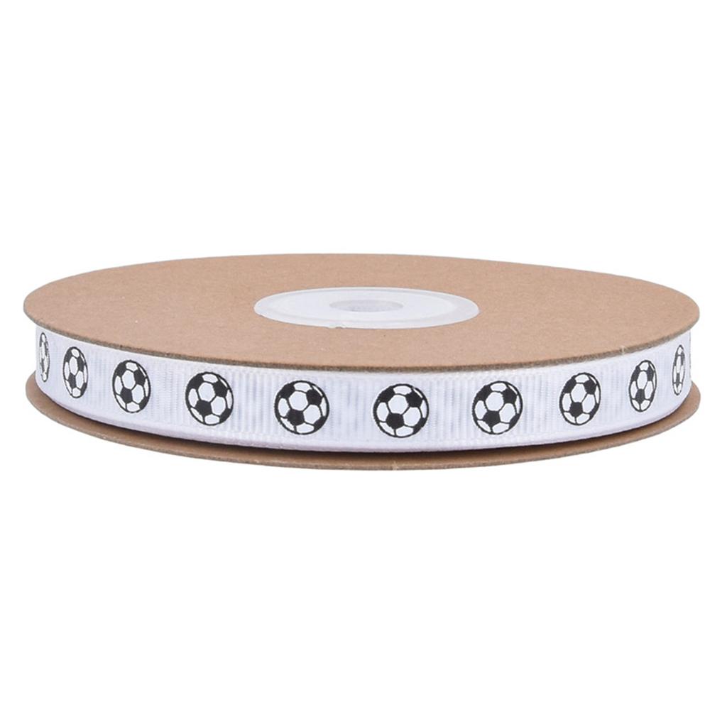 Wstążka Piłkarska Idealna do Pakowania Prezentów i na Mecze Piłkarskie Urodzinowe Dekoracje Taśma