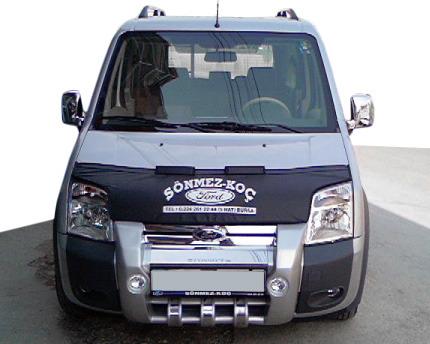 Передняя губа (под покраску) для Ford Connect 2006-2009 гг