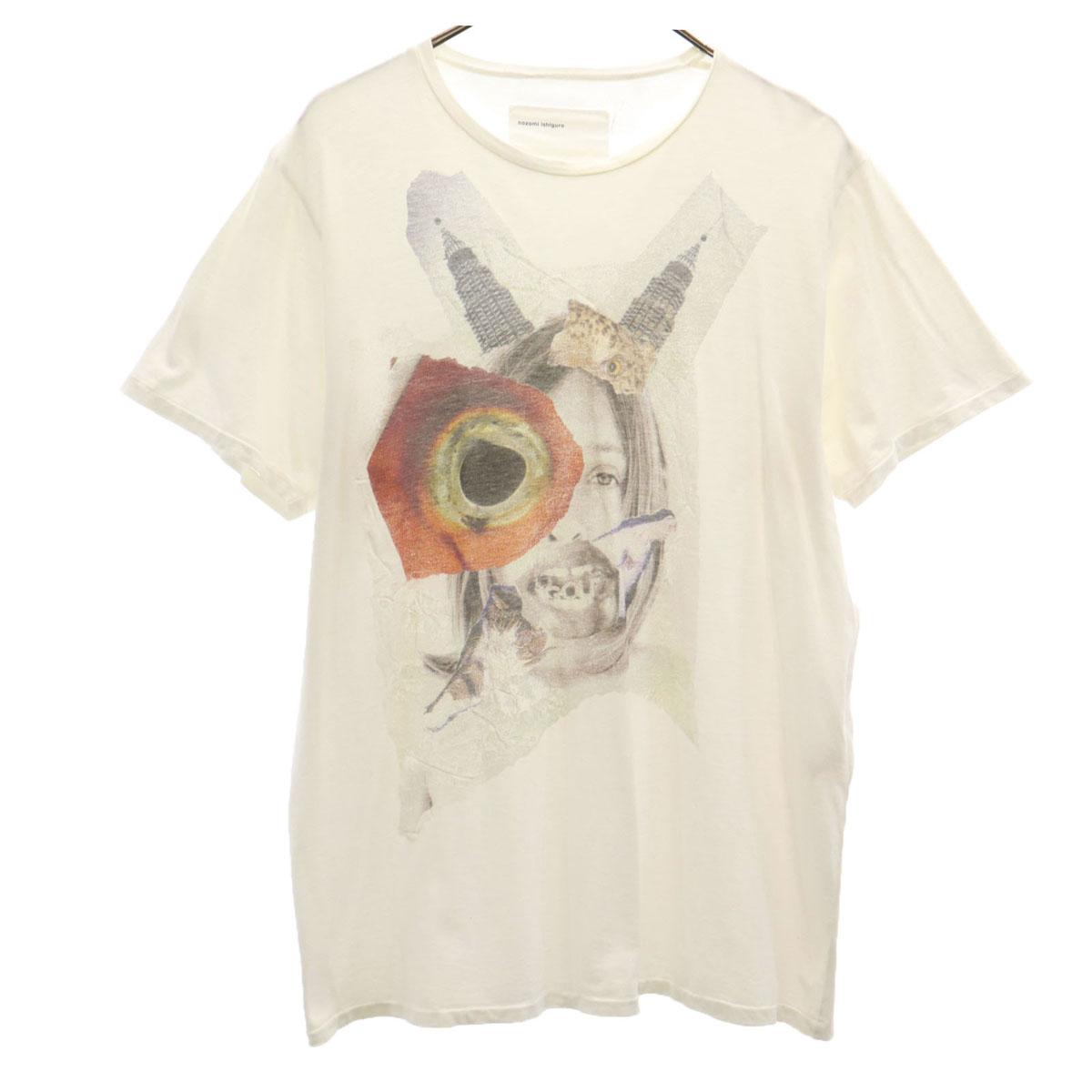 

NOZOMI ISHIGURO made in Japan Collage Print Short sleeve T-shirt ONE Women Used