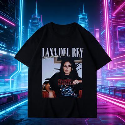 Nové Grafické Tričko Lana Del Rey Unisex Dámské Hip Hop Vintage Streetwear Letní S Krátkým Rukávem Módní Tričko