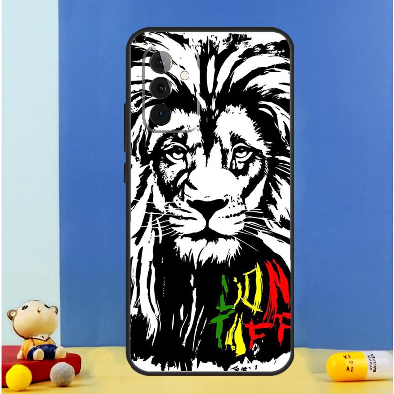 Rasta Lion Cover For Samsung Galaxy A52 A32 A22 A12 A13 A23 A33 A53 A51 A71 A15 A25 A14 A34 A54 Case