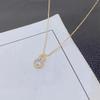 Chinese Style Hollow Gourd Titanium Steel Necklace for Women - Versatile Clavicle Chain