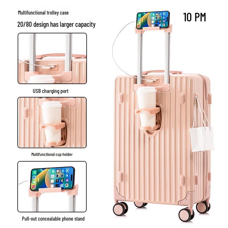 OEING Lightweight Durable Password Travel Suitcase 22 Inch
