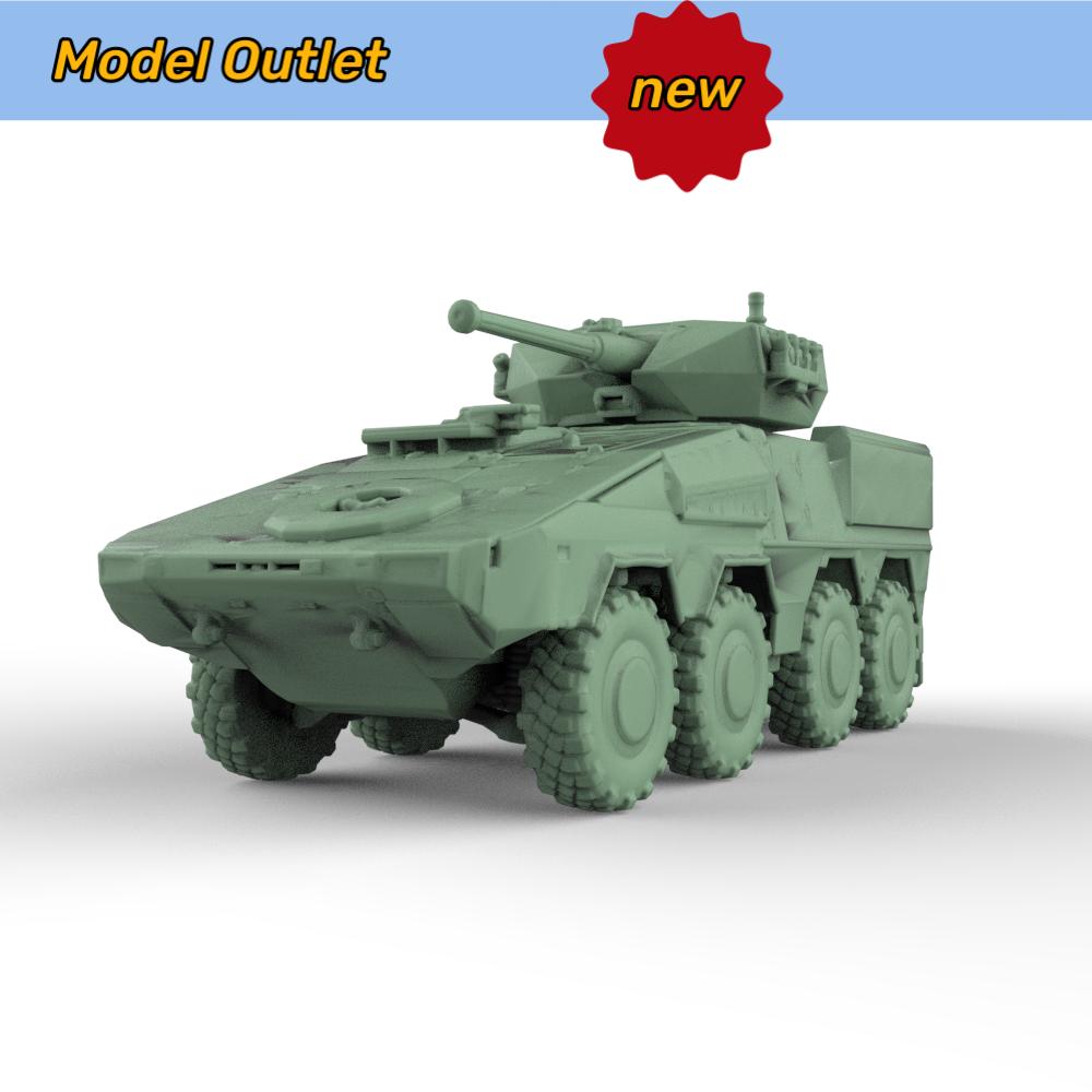 

SSMODEL 1/200 Model Kit German PĖSTININKŲ KOVOS MAŠINA VILKAS Light Tank