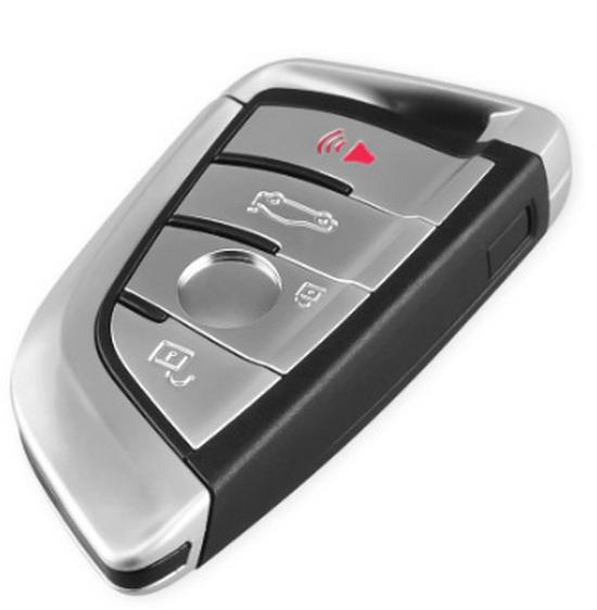 BMCAS4+FEM Smart Card: 4-Button, 315/433 MHz, 49 Chip, Blade Style 433 MHz variant