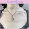 No Brand Starshaped Necklace With Titanium Steel Chain For Casual Daily Wear