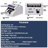 Multi-Currency Cash Counter Money Counter Machine Money Note Counter  LCD UV Counterfeit Detection