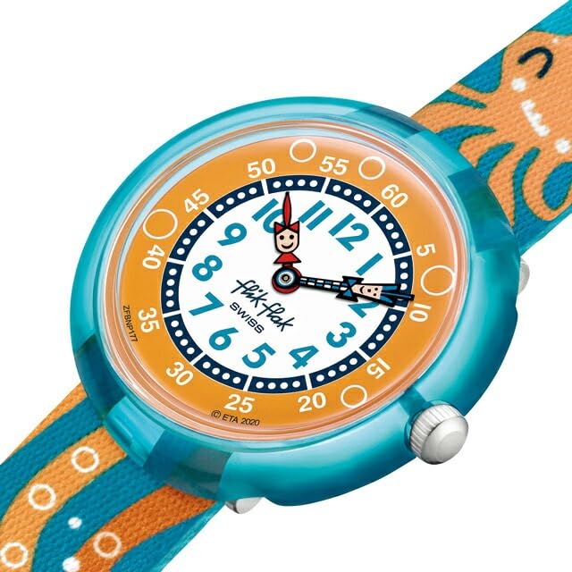 Flik Flak Watch FBNP177 Kids' TEN-TICKLES