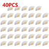 1-50pcs DIY Paper Bamboo Folding Fan Adults Children's Calligraphy Painting Practice Blank White Purple Folding Fan Wedding Gift