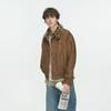 Retro American Style Suede Lapel Jacket - Autumn 2025 Edition