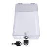 Clear Thermostat Lock Box with Key Maintaining Temperature Precise High Visible Universal Fit Thermostat Cover Guard