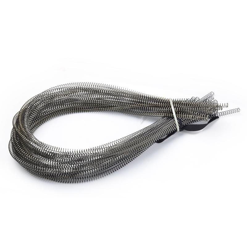 2PCS Professional Precision Coiled Compression Spring Thin Long Extension 1mm Wire Diameter 6-15mm Outer Diameter 1000mm Length