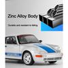 1/24 Alloy Diecast Metal Toys Car Model Porsche Phantom Police Car The Real Car with Sound Light Collection Enthusiasts Kids Great Gifts