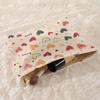 Portable Cosmetics Storage Bag Makeup bag with colorful heart pattern double-sided printed travel zipper makeup bag