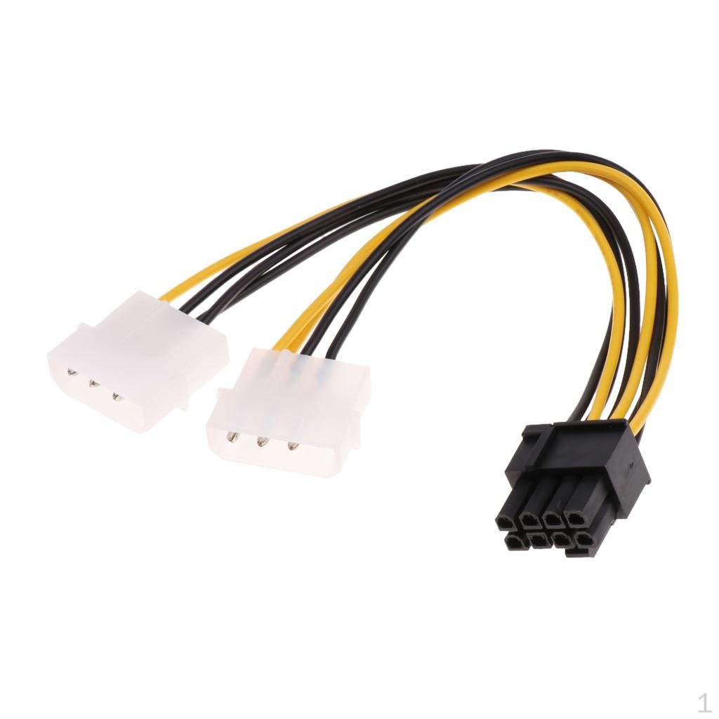 PCI-четырехконтактный к (6+) Кабель питания адаптера расширения для графики