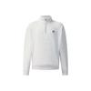 Fila Tennis Fashion Versatile Casual Sports Tennis Style Loose Half-Zip Pullover Knit Sweatshirt Men Sweatshirt Rain-Silk A11M543206FMG