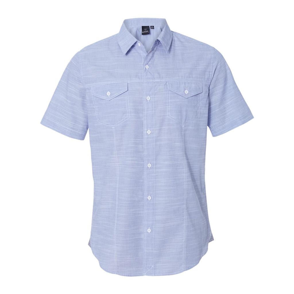 Burnside Mens Woven Textured Shirt