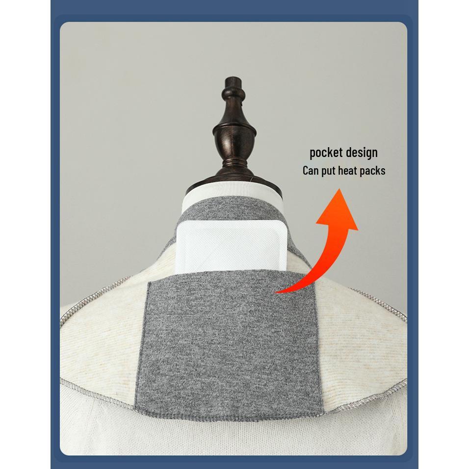 Unisex Summer Neck and Shoulder Warmer: Windproof, Coldproof with Pocket Protection for Air-conditioned Rooms