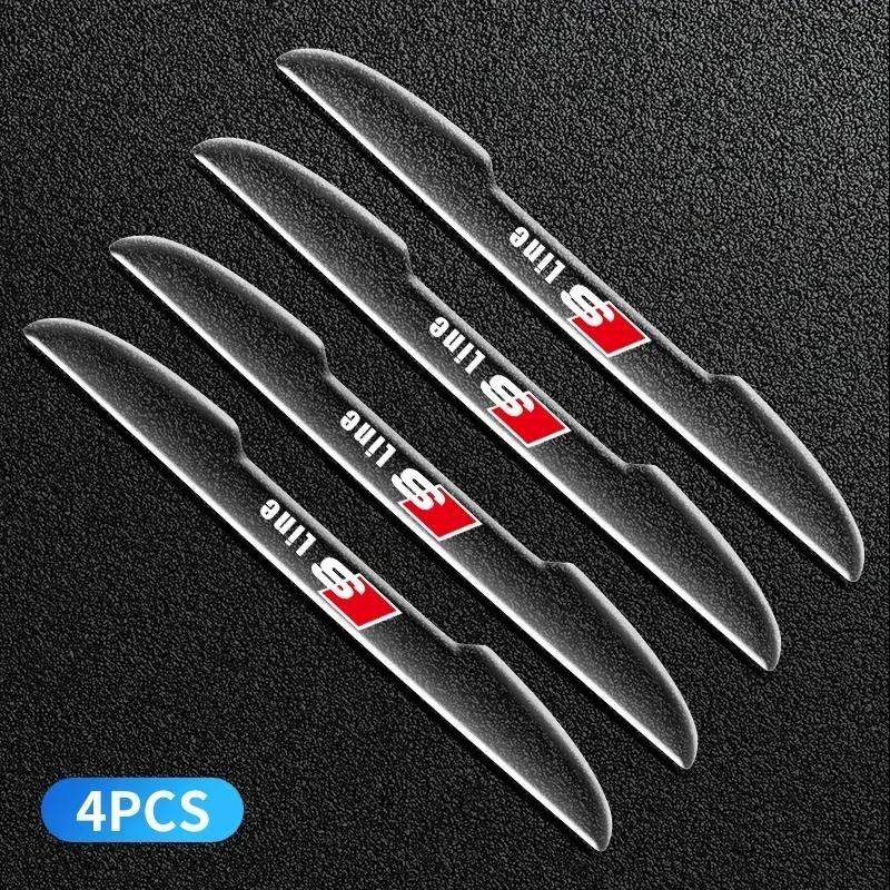 Car Body Edge Anti Scratch Collision Protection Strip Stickers For I8 Sline A4 B5 B6 A3 8P 8V 8L A5 A6 C6 C5 A1 A7 A8 Q2 Q3 TT O9s4