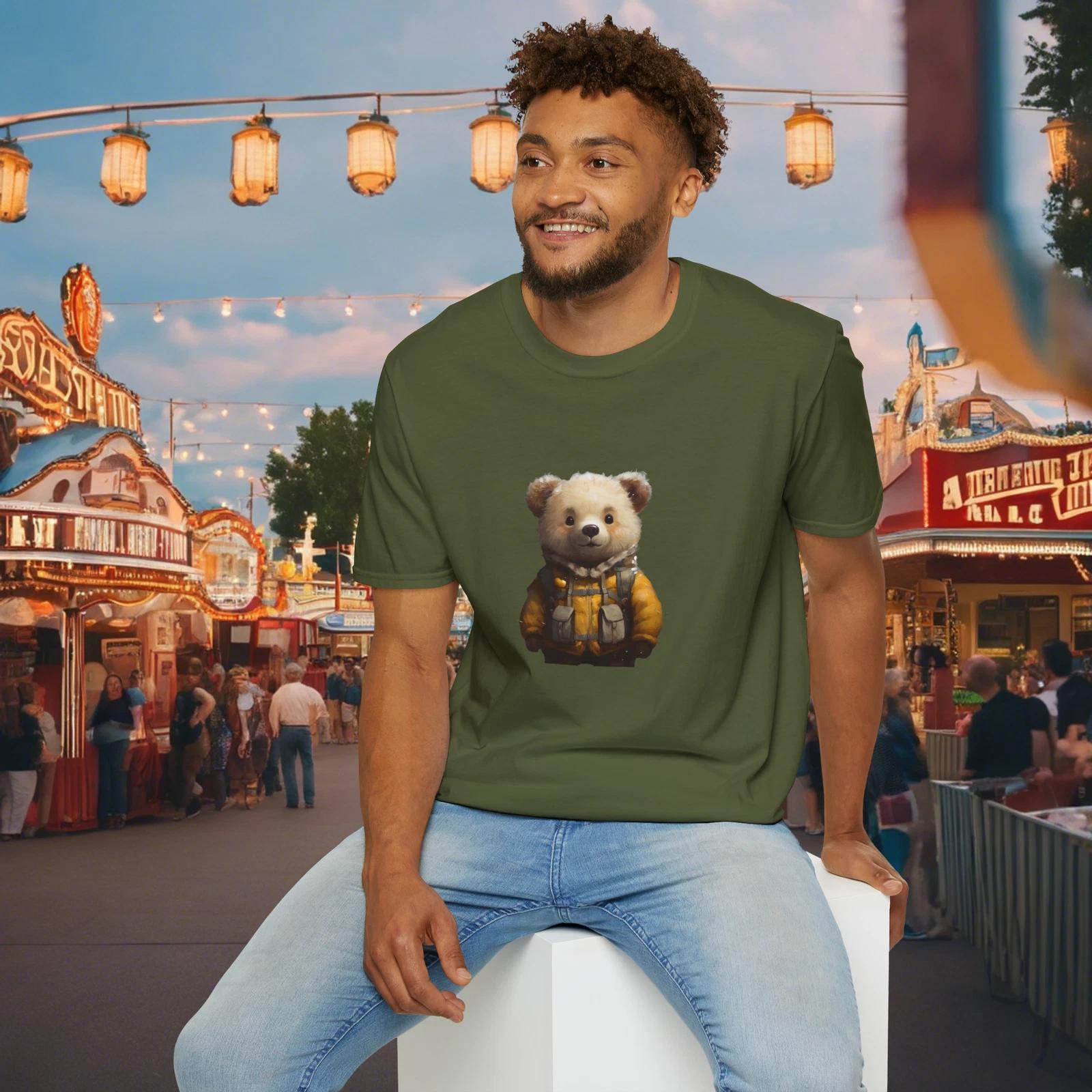 Teddy Bear Unisex Softstyle T-Shirt 2XL