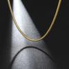 Stainless Steel Circular Snake Chain For Men And Women Simple Daily Life Multi Style Chain Birthday Gift Jewelry Gift