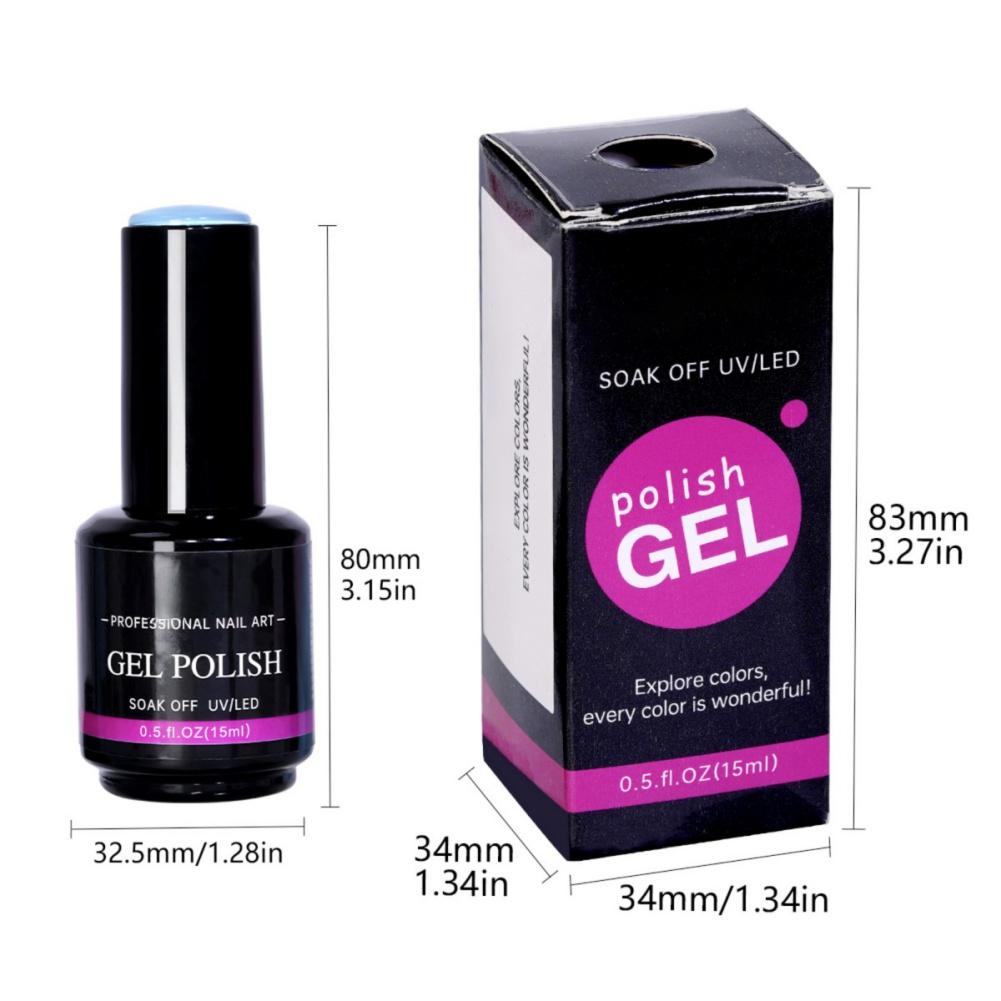 12 Farben Fluoreszierender Nagellack Gel Langlebige DIY Maniküre Nagelkunst