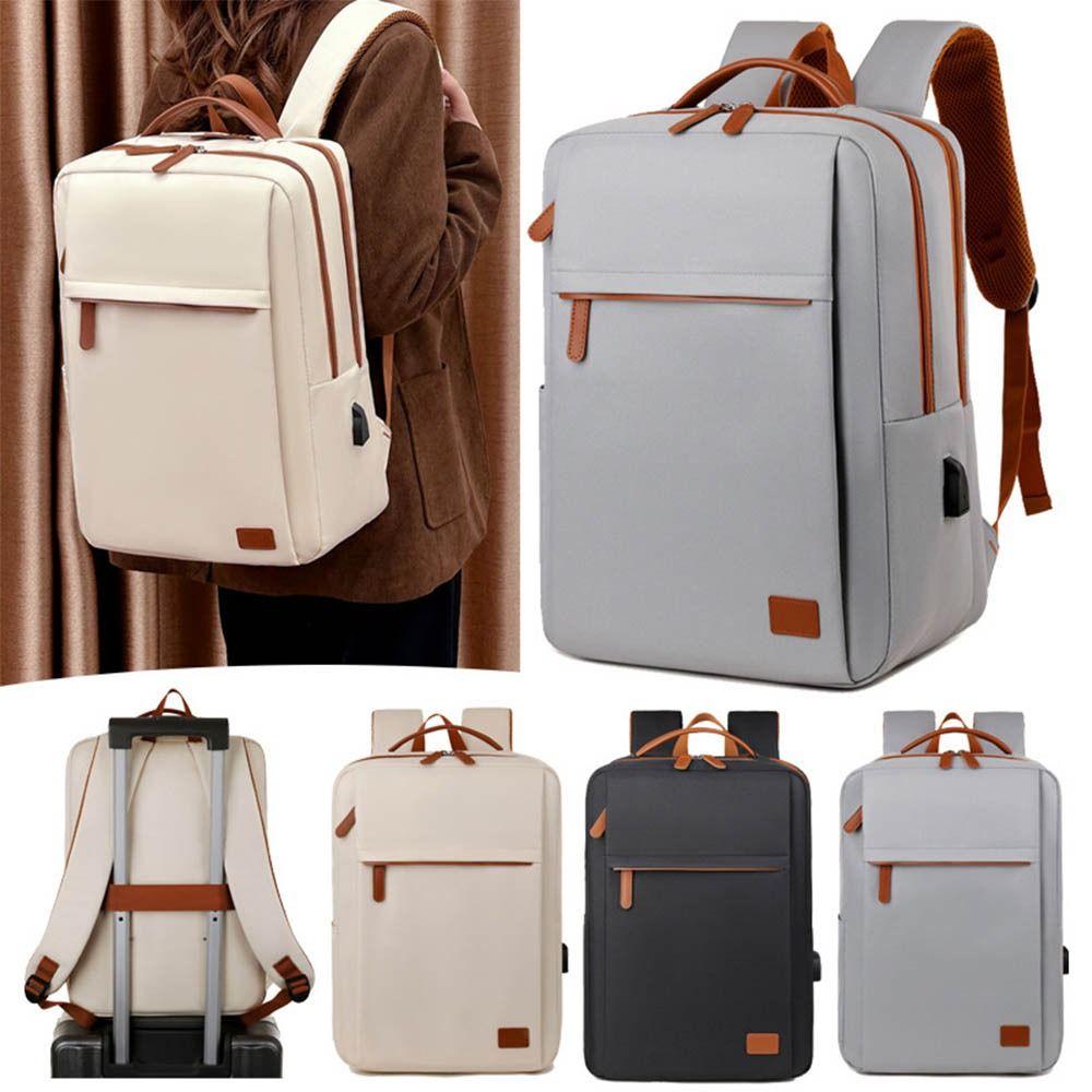 

Large Capacity Student Backpack Waterproof Daypack Laptop Bag Travel Backpack Work Business синій