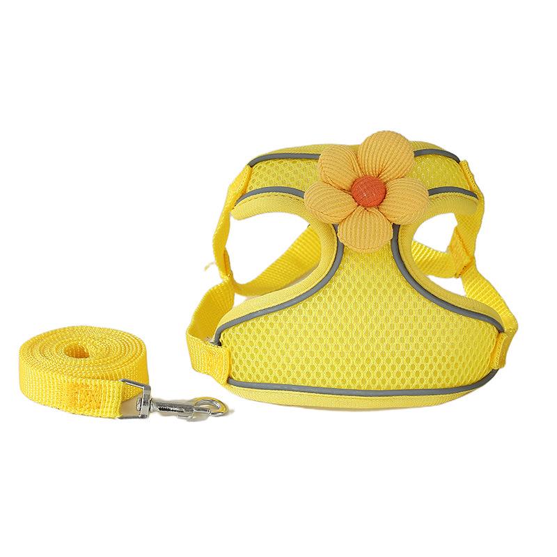 Small Dog Harness and Leash Set - Vest-Style for Teddy, Bichon, and Other Small Breeds