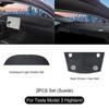 For Tesla Model 3 Highland Dashboard Cover Pad Sunshade Protector Dash Light-Proof Pad Rear Window Visor Mat Anti-UV Dash Mat