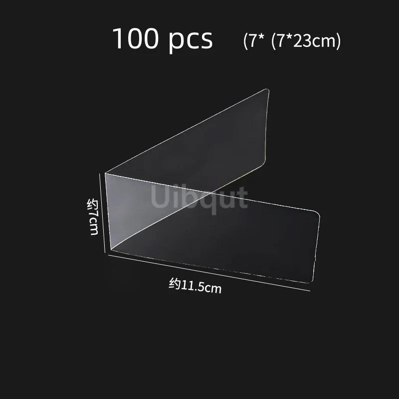 Cake roll separator paper transparent hand-held baking oil resistant square cake decorative edge holder Dessert Mousse Mat paper