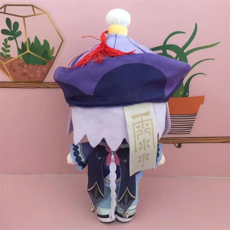 Anime Qiqi Cosplay Plyšová panenka Hračka Genshin Impact Roztomilý Měkký Vyplněný Polštář Dárek 20cm