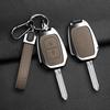 For Renault Kwid Traffic Symbol For Dacia Sandero Logan Duster - Zinc Alloy Leather Car Key Case Cover Auto Accessories