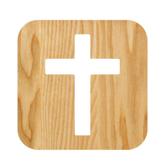 

Настольный 3D Деревянный Крест USB Светодиодный Ночник Настольная Лампа