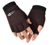 Unisex Half-Finger Velvet Cycling Gloves for Autumn/Winter - Warm, Thickened, Outdoor, Children's & Couples' Styles