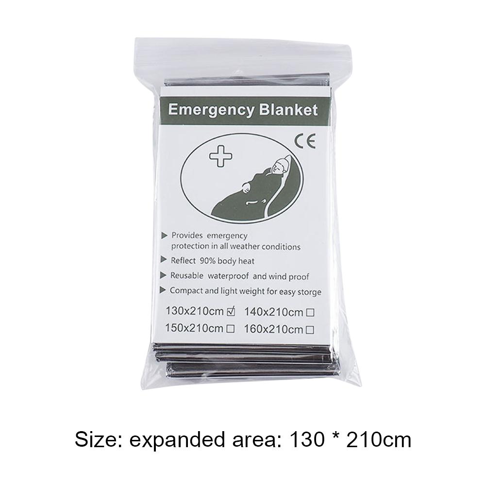 1-30PCS Emergency Blanket Outdoor Survive First Aid Military Rescue Kit Windproof Waterproof Foil Thermal Blanket for Camping
