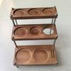 Espresso Tamping Stand Space-Saving Coffee Tool Holder Wood for Café, Baristas